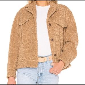 VINCE teddy jacket